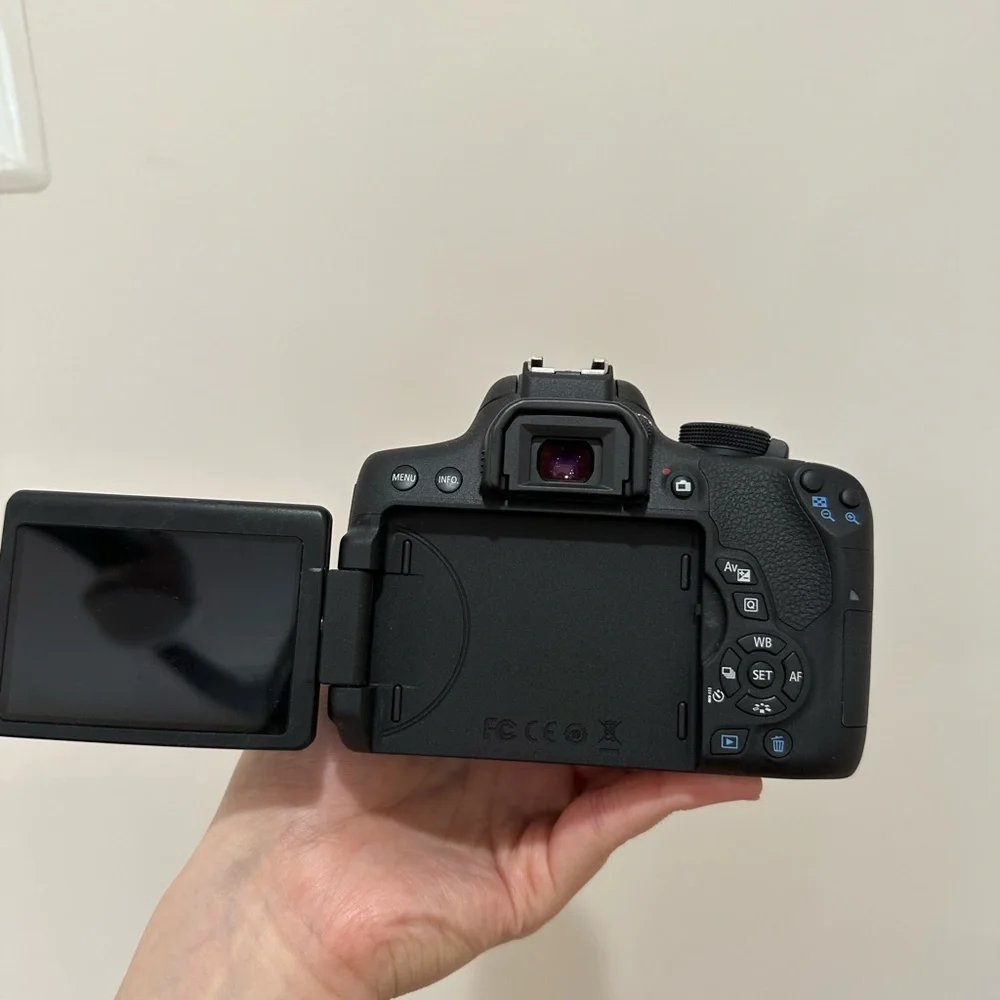 Canon EOS Rebel T6i with 18-55 mm lens (USED, LIKE NEW QUALITY)